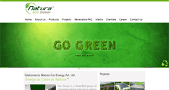 Desktop Screenshot of naturaecoenergy.com